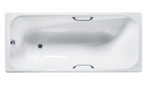 Чугунная ванна Универсал Элегия (1 сорт) с ручками
