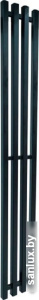 Полотенцесушитель Ростела Слим 1/2" 4 перекладины 18x150 см (черный)