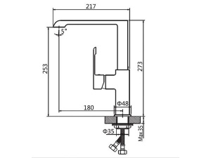 Смеситель для кухонной мойки AV Engineering AVDFC4-A192-676