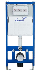 Инсталляция для унитаза Cerutti CR555 с кнопкой CR02RG