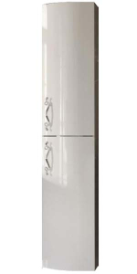 Пенал 1Marka Amethyst 30П 2Д White выпуклый