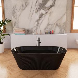 Акриловая ванна Frank F6103 Black, 170х75, черный
