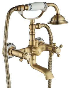 Смеситель для ванны Rea Rustico Antique Gold REA-B0702