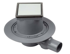 Душевой трап Pestan Confluo Dry 1 White Glass with flange