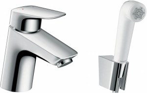 Смеситель для умывальника Hansgrohe Logis 71290000 с гигиеническим душем