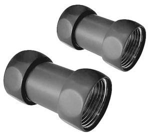 Комплект прямых американок 1"x1" Г/Г оружейная сталь