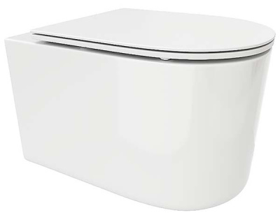 Подвесной унитаз Cerutti Tanaro Aria MW CT9236 / Tanaro Aria CT8910 безободковый с крышкой SoftClose