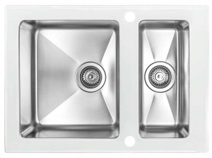 Кухонная мойка ZorG GS 6750-2 white