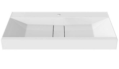 Умывальник Belux Берн Бн-700 / 800 / 900 / 1000 белый матовый Solid Surface
