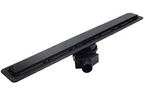 Душевой трап Pestan Confluo Frameless Line Matte Black 2 в 1 двусторонний под плитку