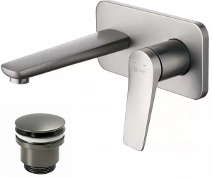 Смеситель встраиваемый Lemark Bronx LM3726GM (1 функция)