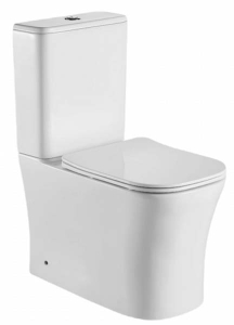 Напольный унитаз Cerutti Marmolada безободковый с крышкой SoftClose