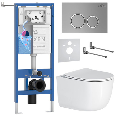 Комплект инсталляции 6 в 1 Roxen StounFix Dual Fresh 964355 с аромадозатором