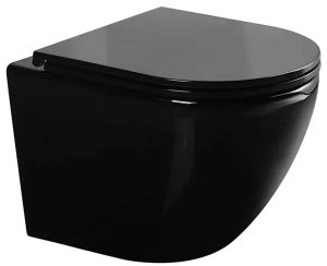Подвесной унитаз Gid Tr2122BL с сиденьем Soft Close