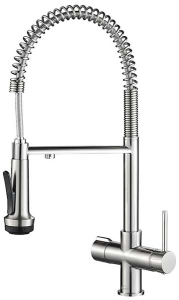 Смеситель для кухонной мойки Zorg Steel Hammer SH 2005-1 под фильтр