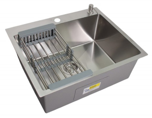 Кухонная мойка Wisent WS-36050D-114 с коландером и дозатором