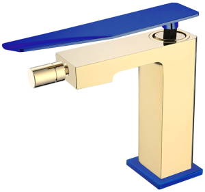 Смеситель для биде Boheme Q 146-GUW.2 Gold Ultramarine