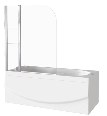 Душевая шторка на ванну Good Door SCREEN HS-100-C-CH