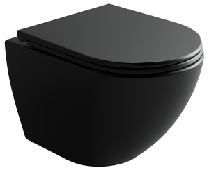 Подвесной унитаз CeramicaNova Metropol Торнадо CN4002TMB Soft Close