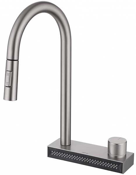 Смеситель для кухонной мойки Abber Wasser Kreis AF8114SP с выдвижным изливом