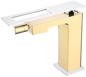 Смеситель для биде Boheme Q 146-GCR Gold Chrome