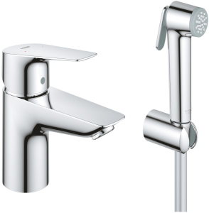 Смеситель для умывальника Grohe BauEdge 23757001 с гигиеническим душем