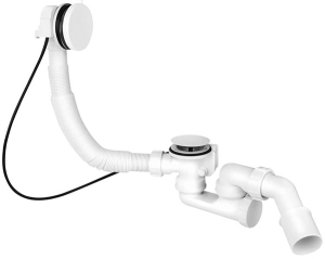 Сифон для ванны McAlpine MP31SSF-WHBR