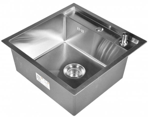Кухонная мойка Wisent W35044+WW405A с дозатором