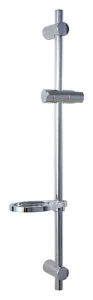 Душевая штанга Bravat D150CP-1 с мыльницей