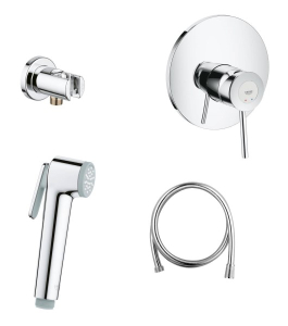 Смеситель встраиваемый Grohe BauClassic 29048000 с гигиеническим душем Tempesta-F Trigger Spray 30 27512001