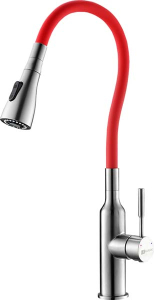 Смеситель для кухонной мойки Lemark Expert LM5082S-Red