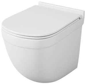 Подвесной унитаз OWL Eld Cirkel-H TOWLT190101 безободковый с крышкой Soft Close
