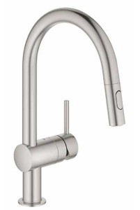 Смеситель для кухонной мойки Grohe Minta 32321002 / 32321DC2 с выдвижным изливом