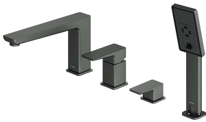 Смеситель на борт ванны Omnires Parma PM7432GR на 4 отверстия