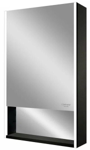 Шкаф-зеркало Континент Filit LED черный