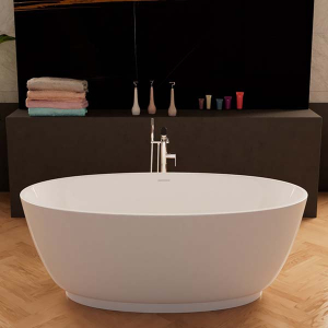 Акриловая ванна Frank F6015 / F6016 White, 150х80, белый