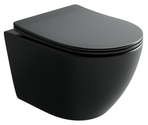 Подвесной унитаз CeramicaNova Uno Торнадо CN11001TMB Soft Close