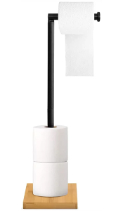 Держатель для туалетной бумаги Rea black matt 07012 напольный