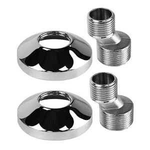 Комплект эксцентрики 3/4"х1/2" Ш/Ш + декоративные чашки 3/4"
