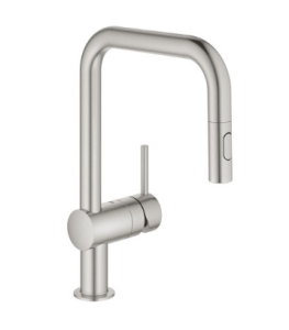 Смеситель для кухонной мойки Grohe Minta 32322002 / 32322DC2 с выдвижным изливом