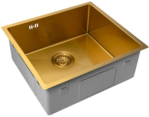 Кухонная мойка Zorg ZRN 4944 Nano PVD Gold