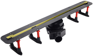 Душевой трап Pestan Confluo Slim Line 550 / 650 / 750 / 850 / 950 Gold PVD