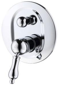 Смеситель встраиваемый Caprigo Adria-uno Metal Edition 02M-551-CRM (2 функции)