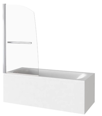 Душевая шторка на ванну Good Door Screen R-HT-80-C-CH