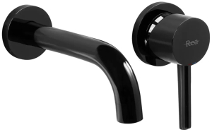 Смеситель встраиваемый Rea Lungo Black Metallic REA-B4421