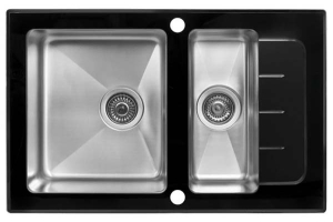 Кухонная мойка ZorG GS 7850-2 black