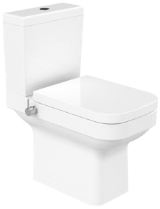 Напольный унитаз CeraStyle Noura WC00403PH00+CS004010100+IM018010201200 с функцией биде пристенный