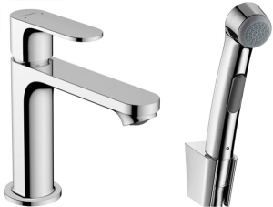 Смеситель для умывальника Hansgrohe Rebris S 72215000 с гигиеническим душем