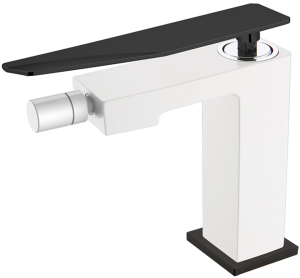Смеситель для биде Boheme Q 146-WB.2 White Black