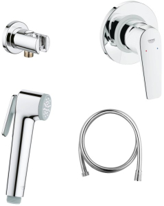 Смеситель встраиваемый Grohe BauFlow 29046000 с гигиеническим душем Tempesta-F Trigger Spray 30 27512001